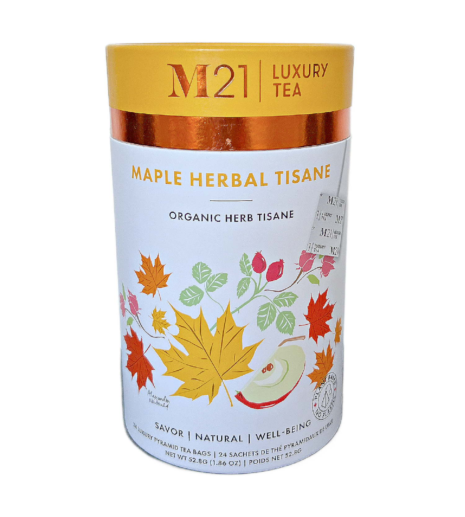 M21 Luxury Maple Herbal Tisane Organic Blend — Paris In A Cup Tea Shop